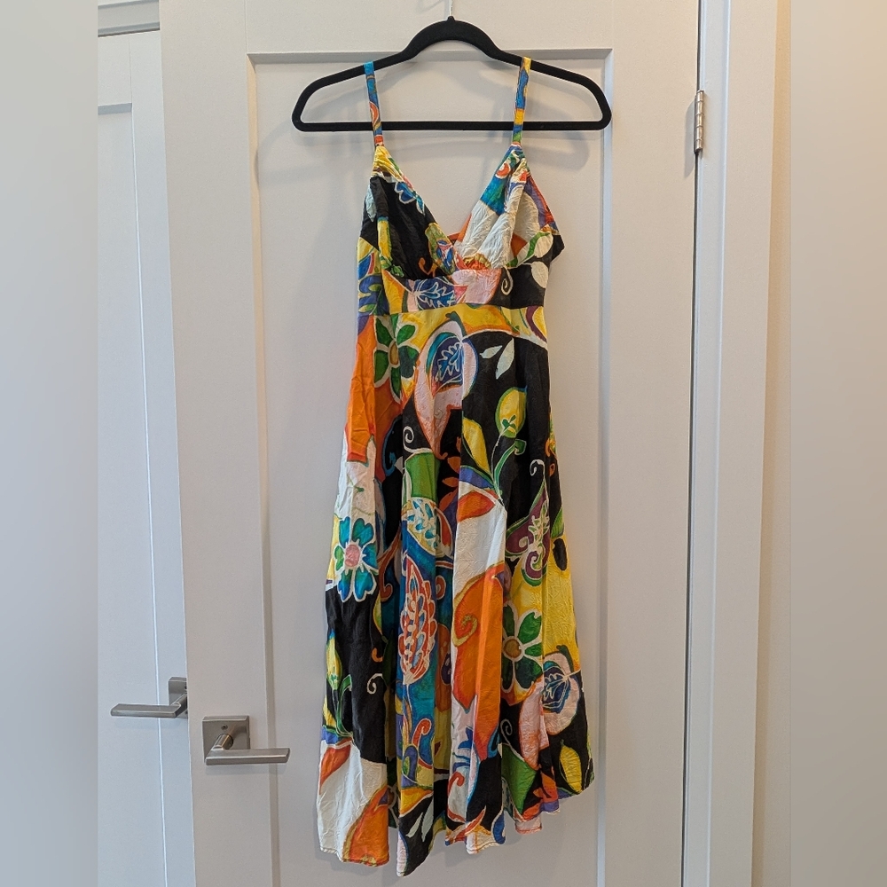 Jams World Floral Dress Size Small Made in Hawaii